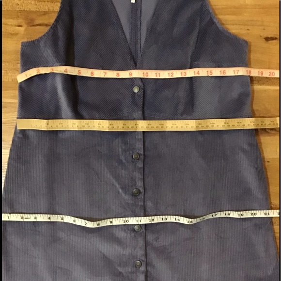 NWOT Free People Periwinkle Rolling Thunder Corduroy Mini Dress - Picture 3 of 10